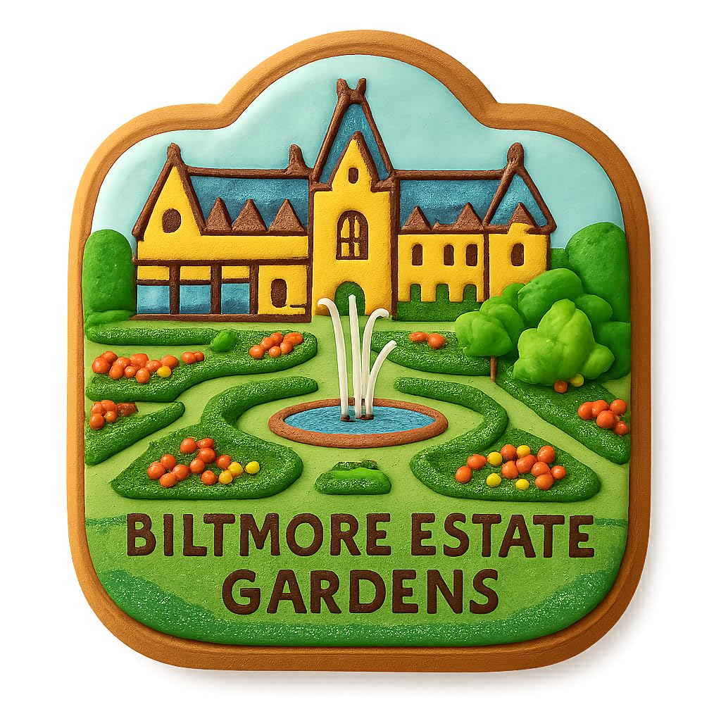 Biltmore Estate Garden Cookie Cutter - 4x3.6" Premium Design Baking Fun