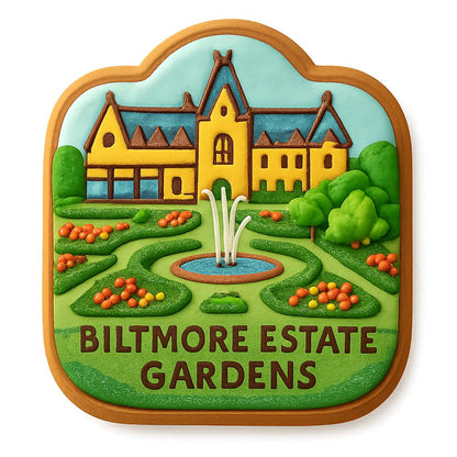 Biltmore Estate Garden Cookie Cutter - 4x3.6" Premium Design Baking Fun