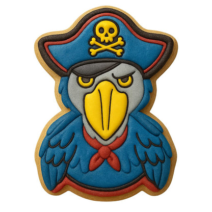 Pirate Shoebill Bird Cookie Cutter - 4x2.88" Fun Kitchen Baking Tool