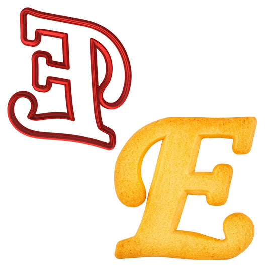 Cursive Letter E Cookie Cutter