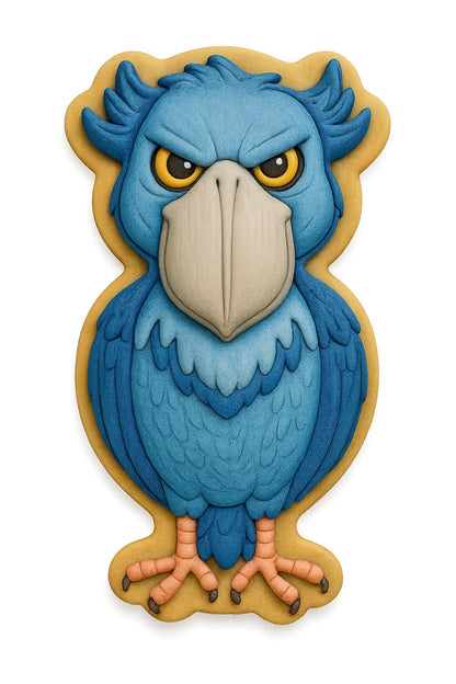 Shoebill Bird Cookie Cutter Front View S1 - 4x2.2" Creative Baking Fun