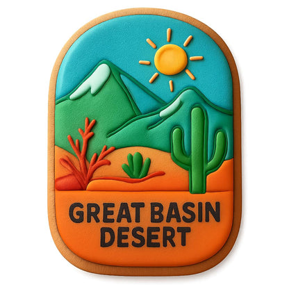 Great Basin Desert Landscape Cookie Cutter - 4x3" Premium Baking Fun