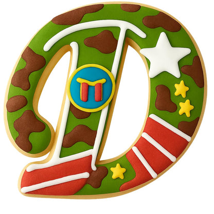 Cursive Letter D Cookie Cutter