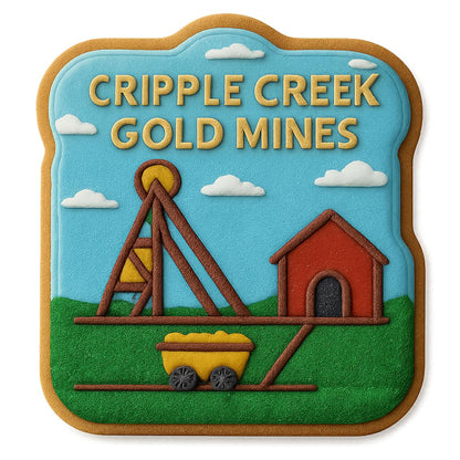 Cripple Creek Gold Mine Cookie Cutter - 4x3.8" Premium Baking Tool