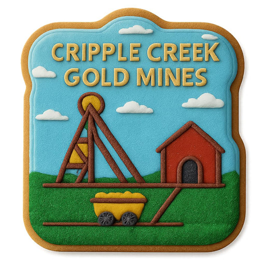 Cripple Creek Gold Mine Cookie Cutter - 4x3.8" Premium Baking Tool