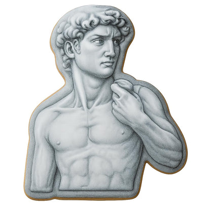 Renaissance Statue Bust Cookie Cutter - 4x3.47" Premium Artistic Baking