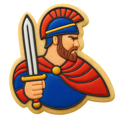 Beowulf Epic Hero Cookie Cutter - 4x3.6" Quality Baking Creative Design