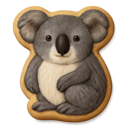 Curious Koala Cookie Cutter - 4x3.1" Fun Baking Design for Kids