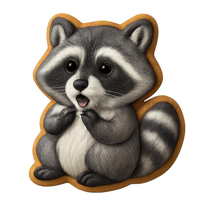 Hungry Raccoon Cookie Cutter - 2.8x4" Fun Kitchen Baking Tool