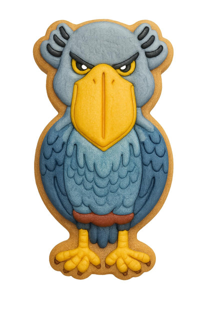 Shoebill Bird Cookie Cutter Front View S1 - 4x2.2" Creative Baking Fun
