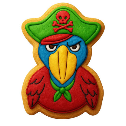 Pirate Shoebill Bird Cookie Cutter - 4x2.88" Fun Kitchen Baking Tool