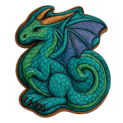 Mystic Dragon Cookie Cutter - 4x3.2" Fantasy Kitchen Baking Tool