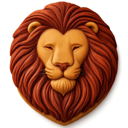 Majestic Mane Lion Cookie Cutter-4x3.5" Creative Kitchen Baking Tool