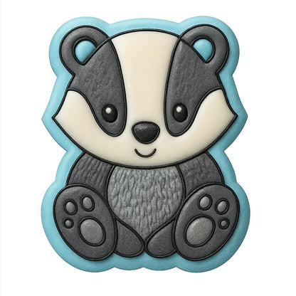 Cute Badger Cookie Cutter - 4x3" Fun Kids Baking Party Tool
