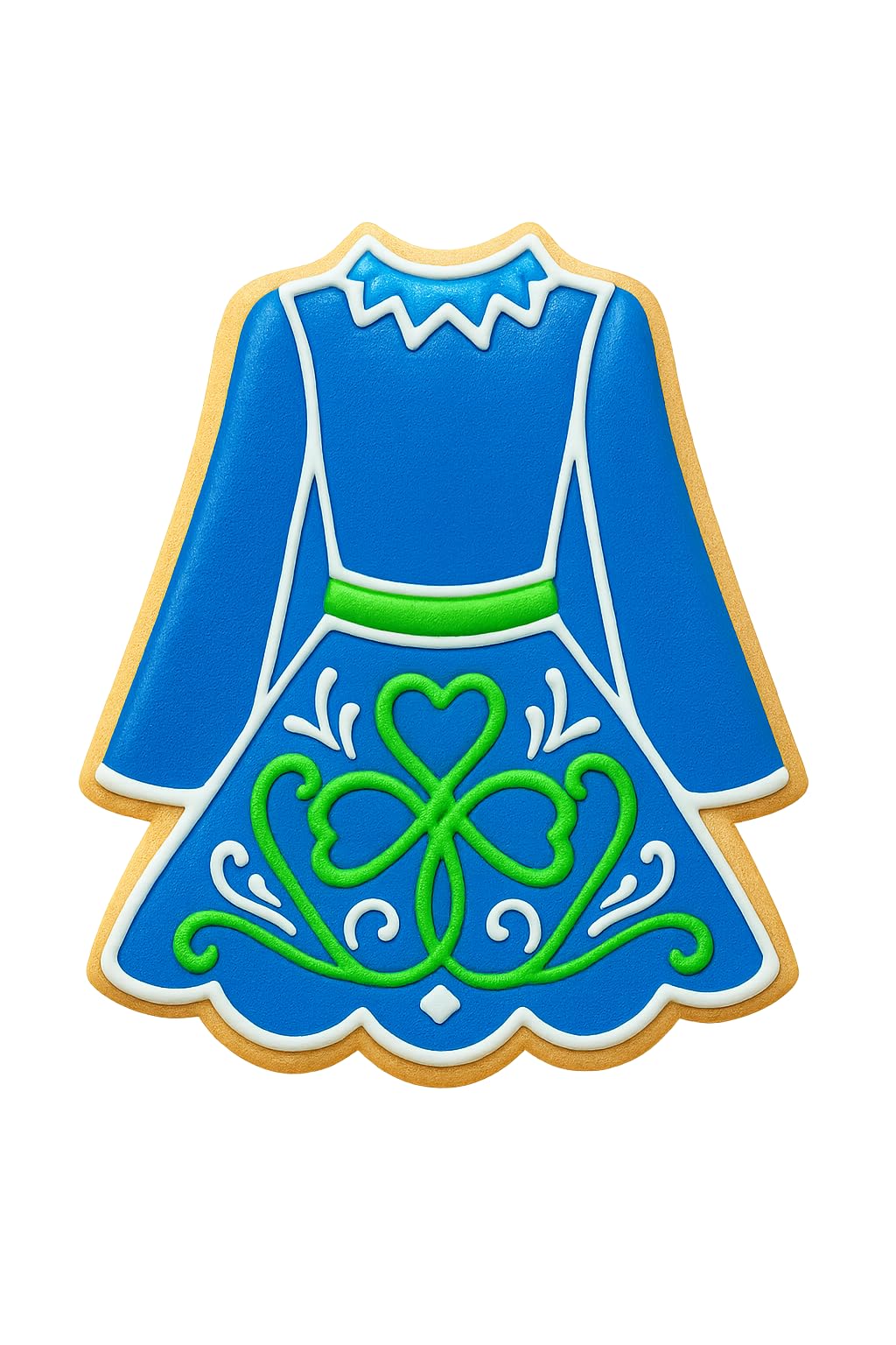 Traditional Irish Dress Cookie Cutter Style 1 - 4x3" Party Baking Set
