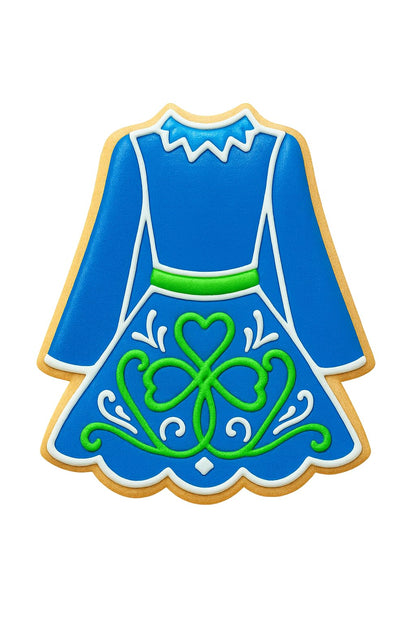 Traditional Irish Dress Cookie Cutter Style 1 - 4x3" Party Baking Set