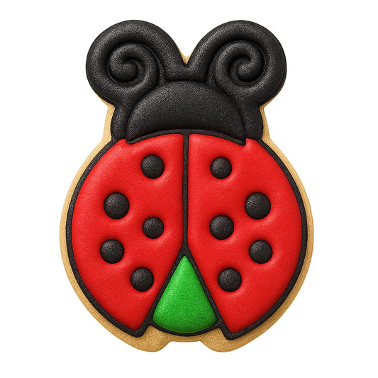 Kawaii Beetle Bug Cookie Cutter - 4x2.96" Fun Baking Design Kit