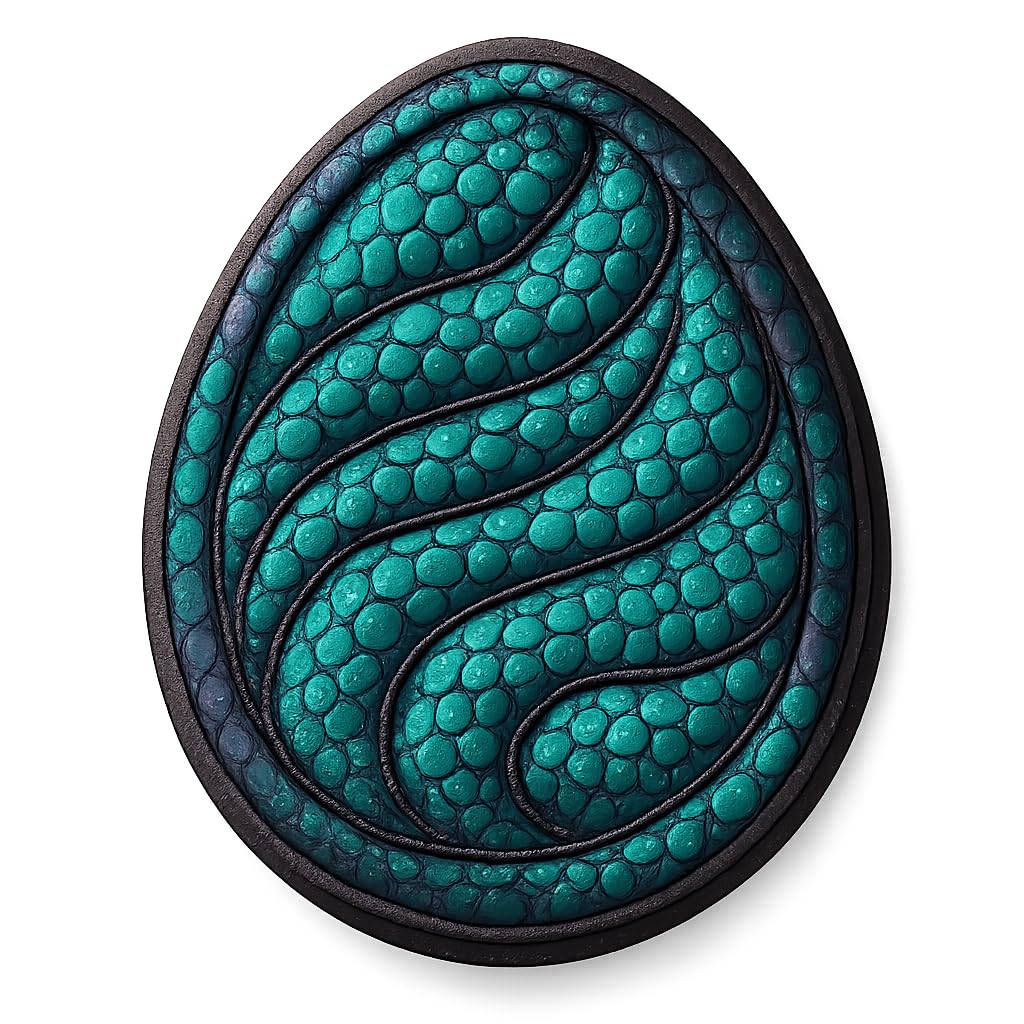 Mystic Dragon Egg Cookie Cutter 3.2x4" Premium Baking