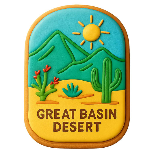 Great Basin Desert Landscape Cookie Cutter - 4x3" Premium Baking Fun