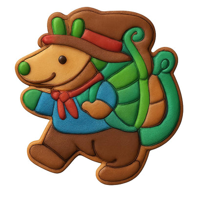 Adventurous Armadillo Cookie Cutter - 4x3.5" Fun Baking Design
