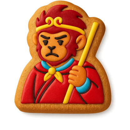 Sun Wukong Monkey King Cookie Cutter Style 2 - 4x3.2" Fun Creative Baking Tool
