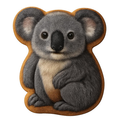 Curious Koala Cookie Cutter - 4x3.1" Fun Baking Design for Kids