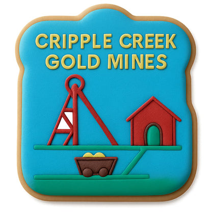 Cripple Creek Gold Mine Cookie Cutter - 4x3.8" Premium Baking Tool