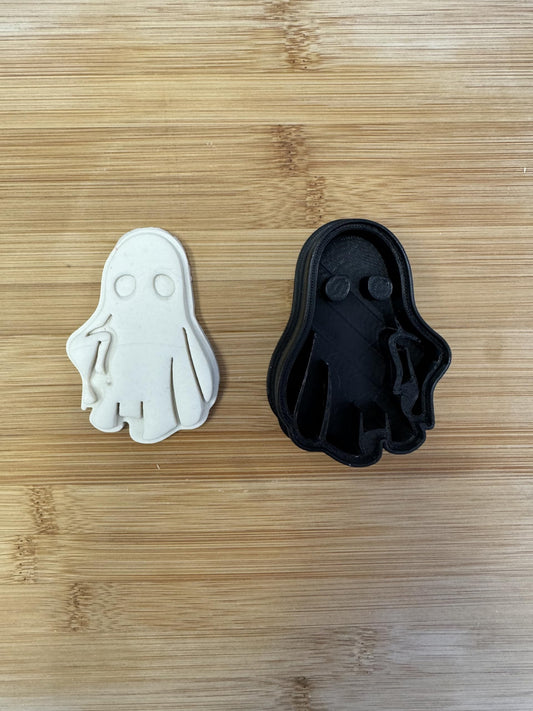 Spooky Ghost Cookie Cutter 3" Tall - Perfect for Halloween Treats and Party Fun