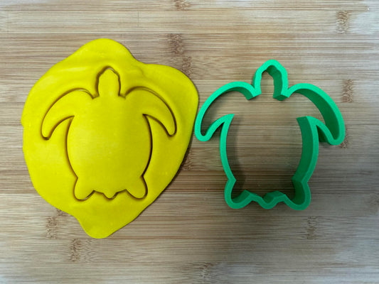 Sea Turtle Cookie Cutter, 4" - Made in the USA by Mighty Gadget