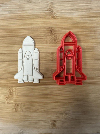 Space Shuttle Takeoff Cookie Cutter 4" Tall